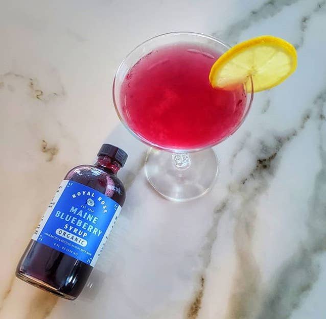 Royal Rose Maine Blueberry Organic Simple Syrup