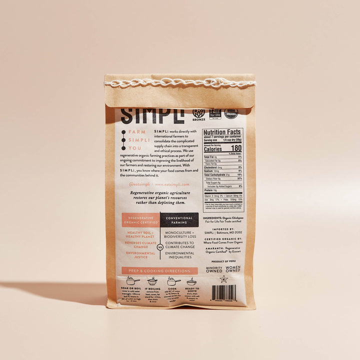 SIMPLi - SIMPLi Regenerative Organic Certified® Chickpeas