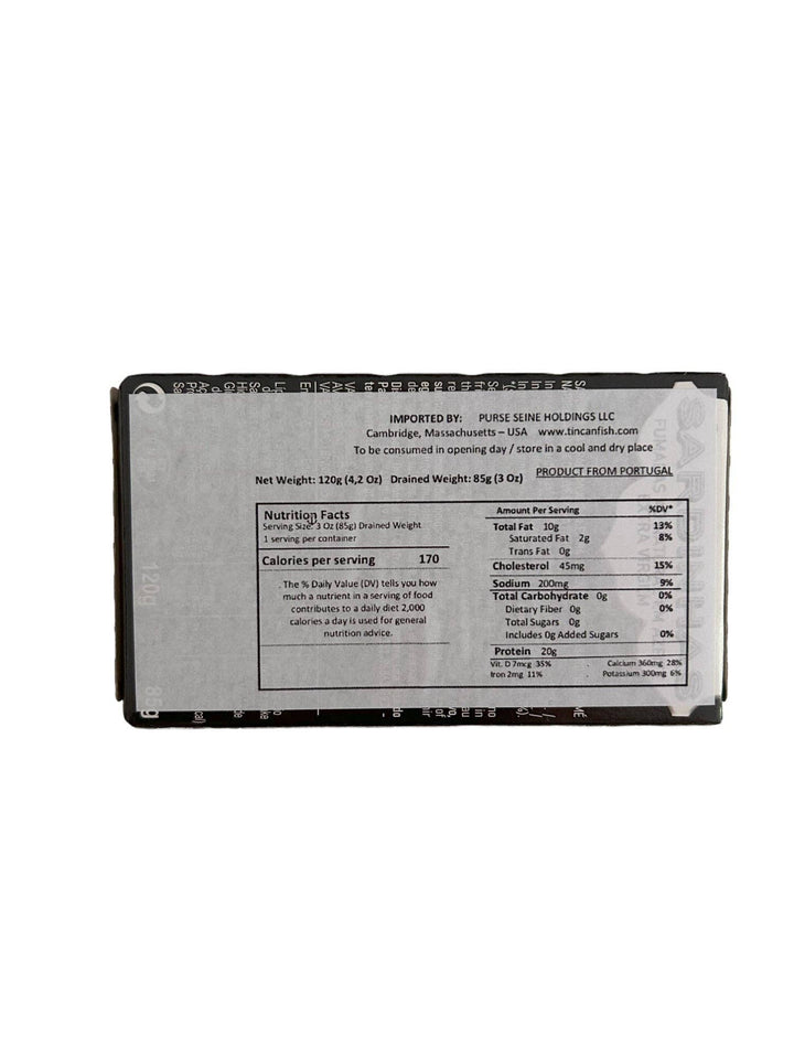 Da Rocha Sardines Natural Smoked in Extra Virgin Olive Oil