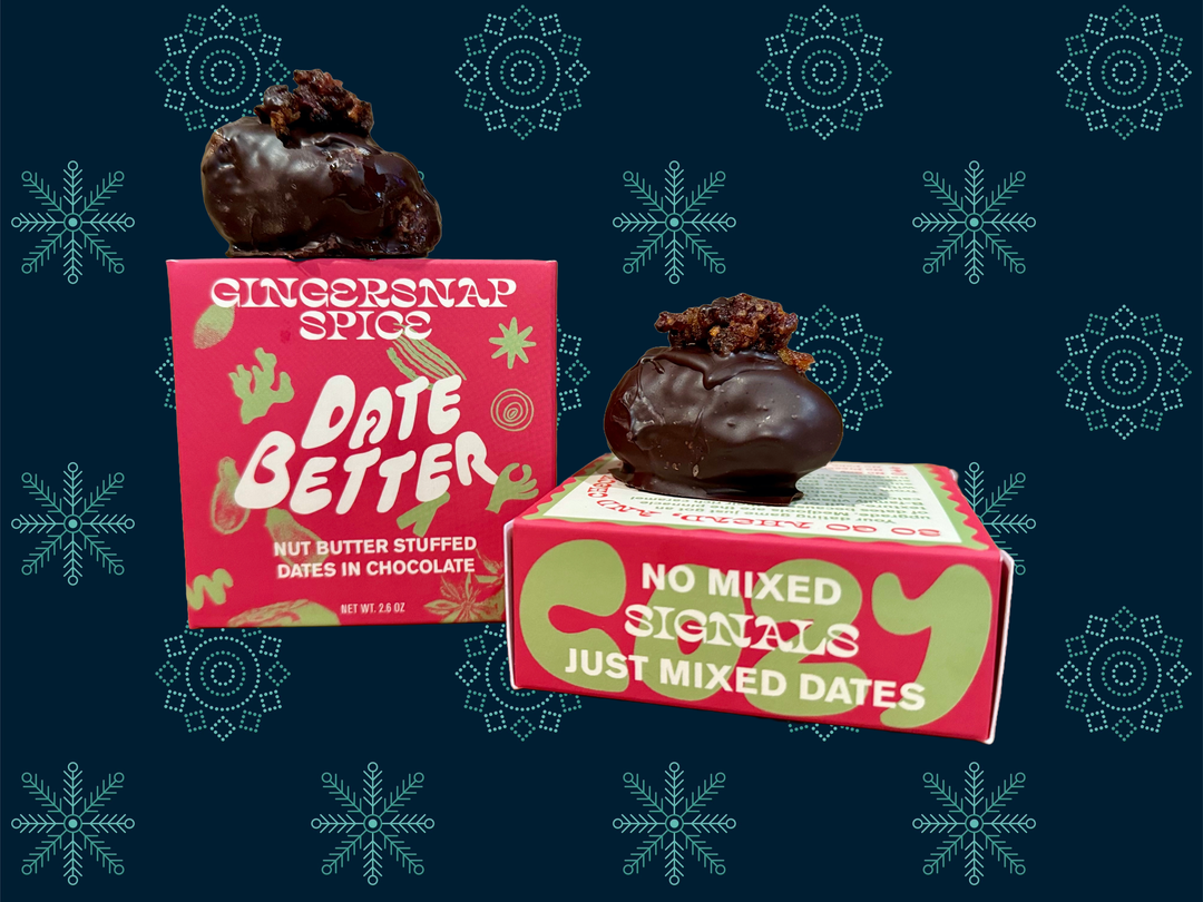 Date Better Snacks - Gingersnap Spice, chocolate covered dates