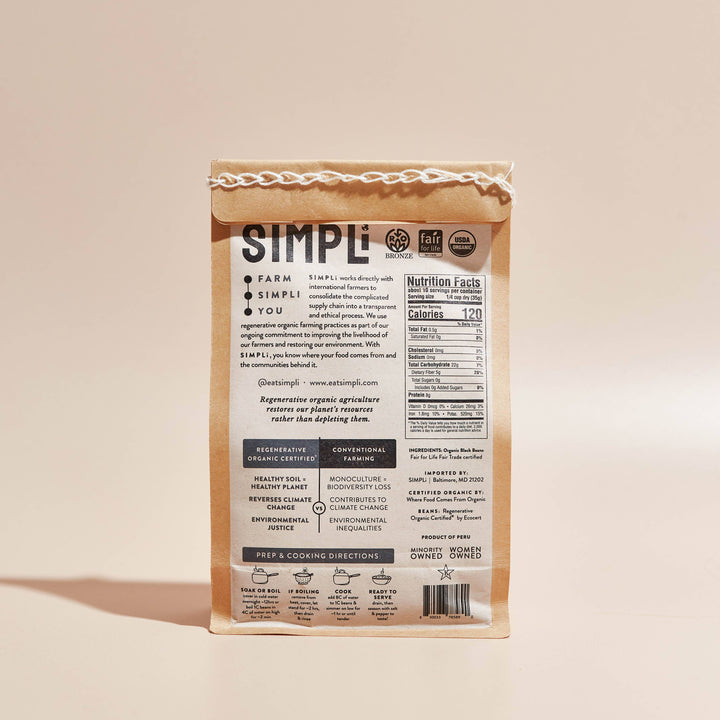 SIMPLi - SIMPLi Regenerative Organic Certified® Black Beans