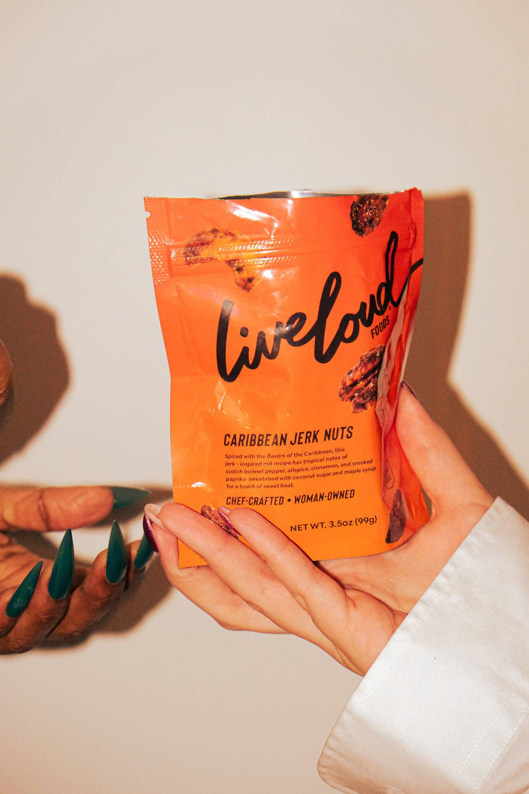Live Loud Foods - Caribbean Jerk Seasoned Mixed Nuts