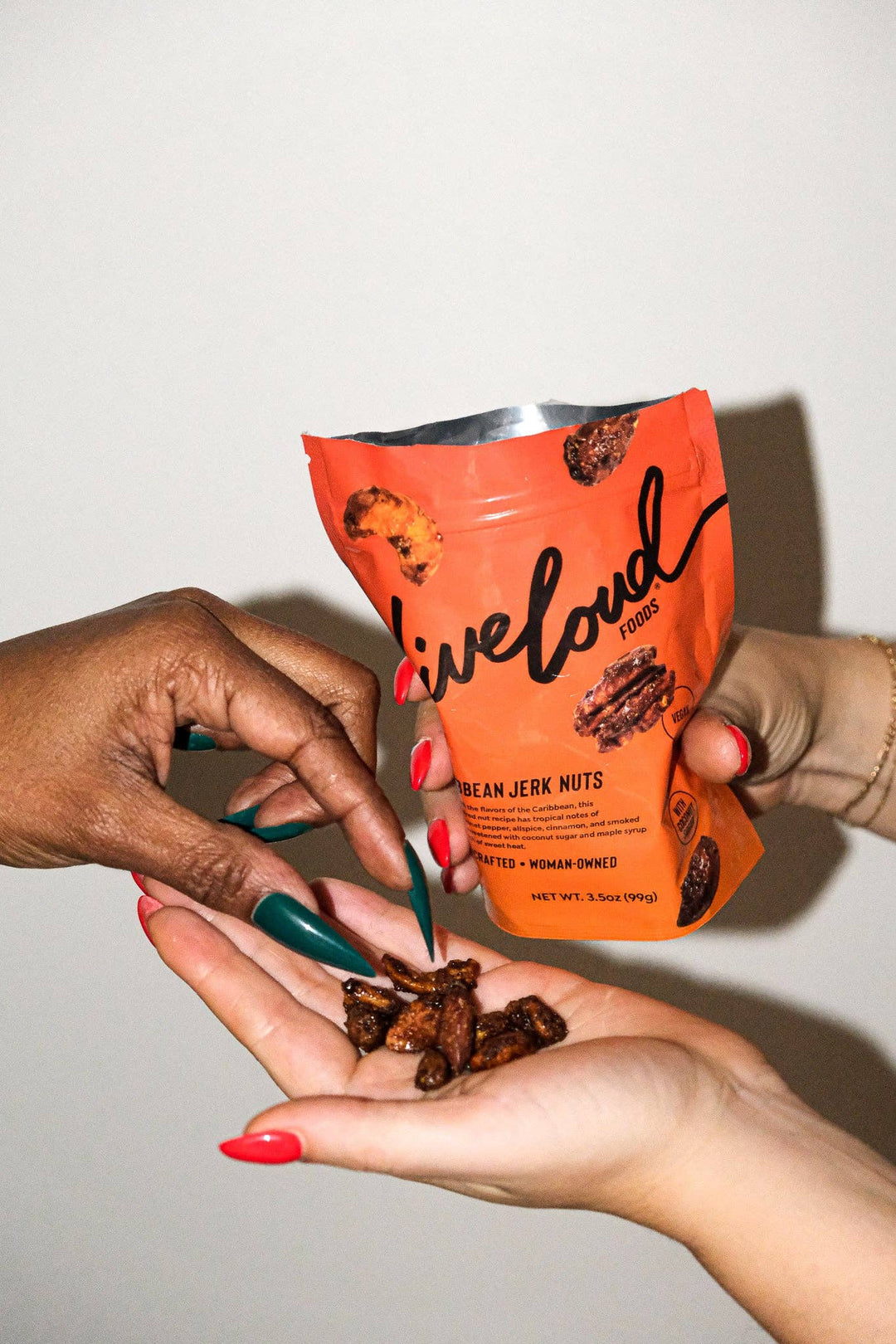 Live Loud Foods - Caribbean Jerk Seasoned Mixed Nuts