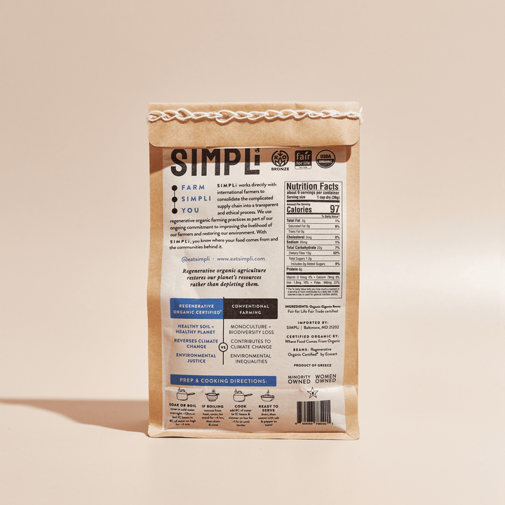 SIMPLi - SIMPLi Regenerative Organic Certified® Gigante Beans