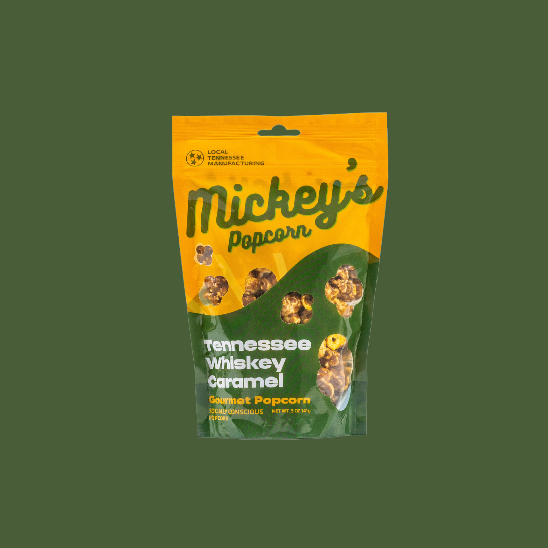Mickey’s Popcorn - Tennessee Whiskey Caramel: Gourmet Popcorn, Small Batch