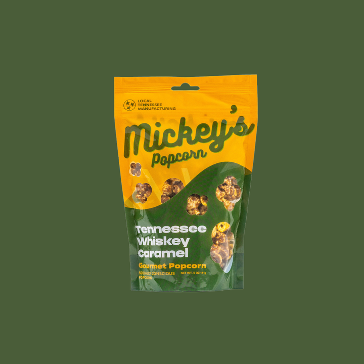 Mickey’s Popcorn - Tennessee Whiskey Caramel: Gourmet Popcorn, Small Batch